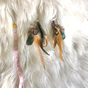 Feather earrings